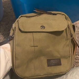 Brown crossbody bag.